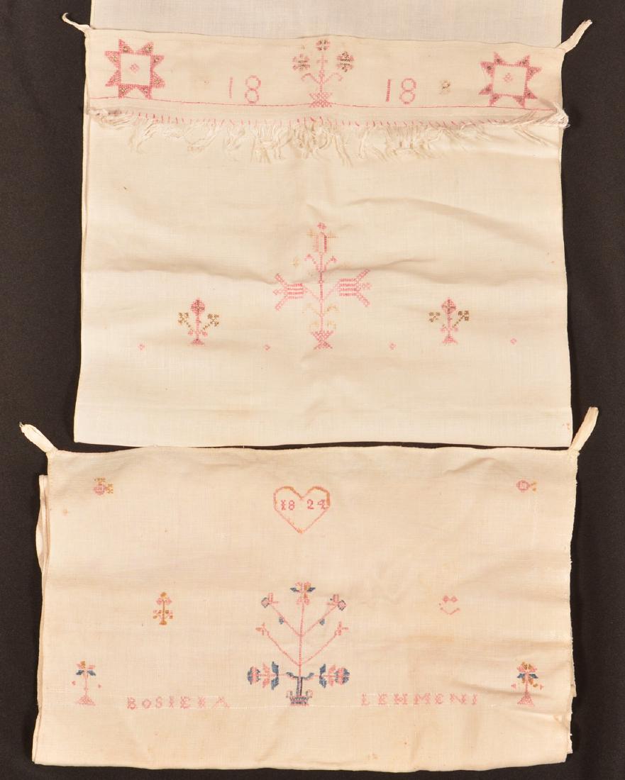 Two PA 19th Century Needlework Show Towels. (1 of 4)