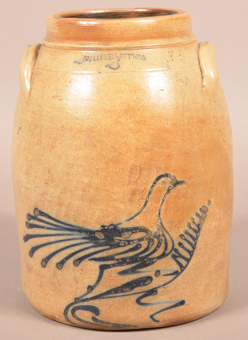 Whites, Utica Three Gallon Stoneware Crock. (1 of 4)