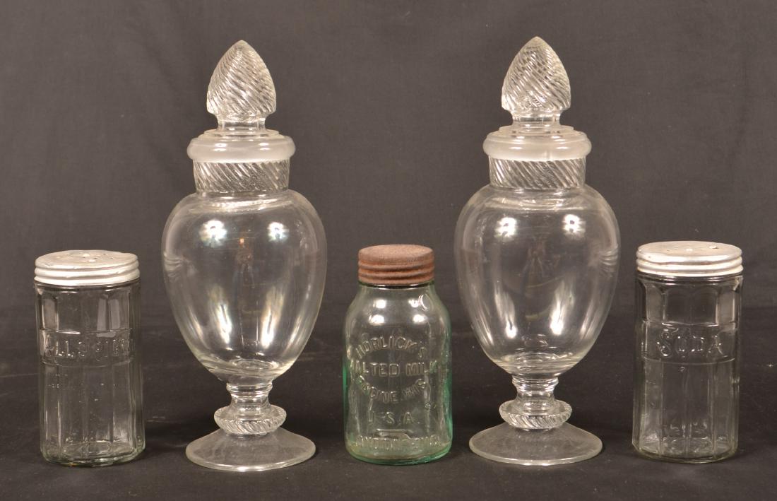 Five Miscellaneous Pieces of Glass. (1 of 1)