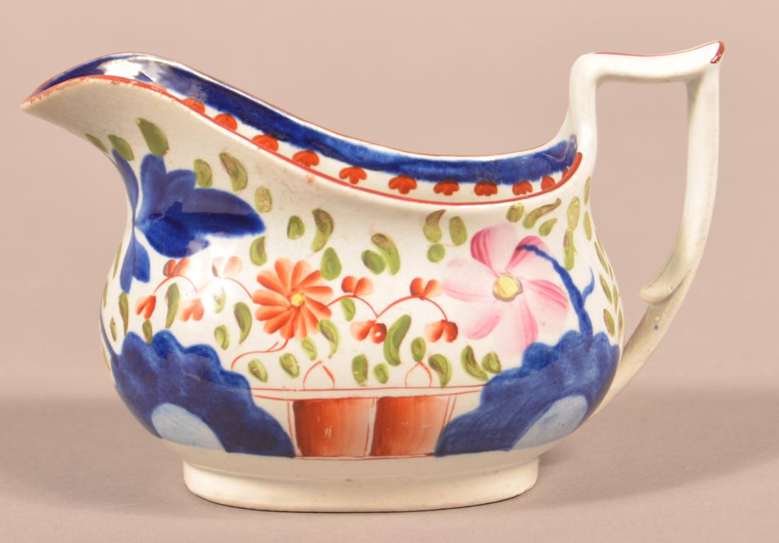 Gaudy Dutch China Double Rose Cream Pitcher. (1 of 3)