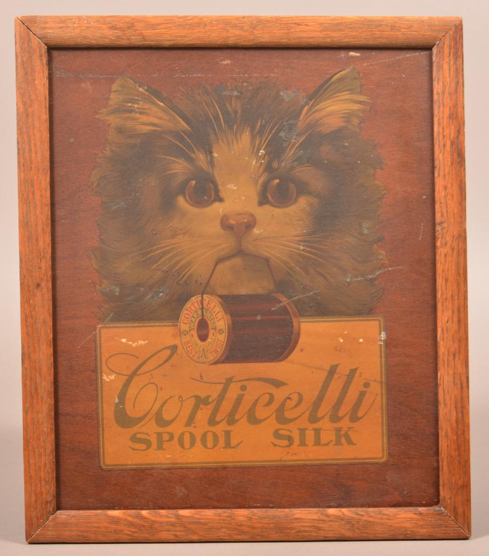 Advertising Sewing Board for Corticelli Spool Silk. (1 of 2)