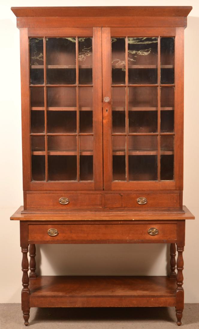 American Federal Two Part Apothecary Cabinet. (1 of 3)