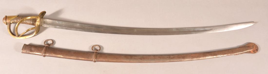 Unmarked U.S. Model 1860 Cavalry Saber. (1 of 6)