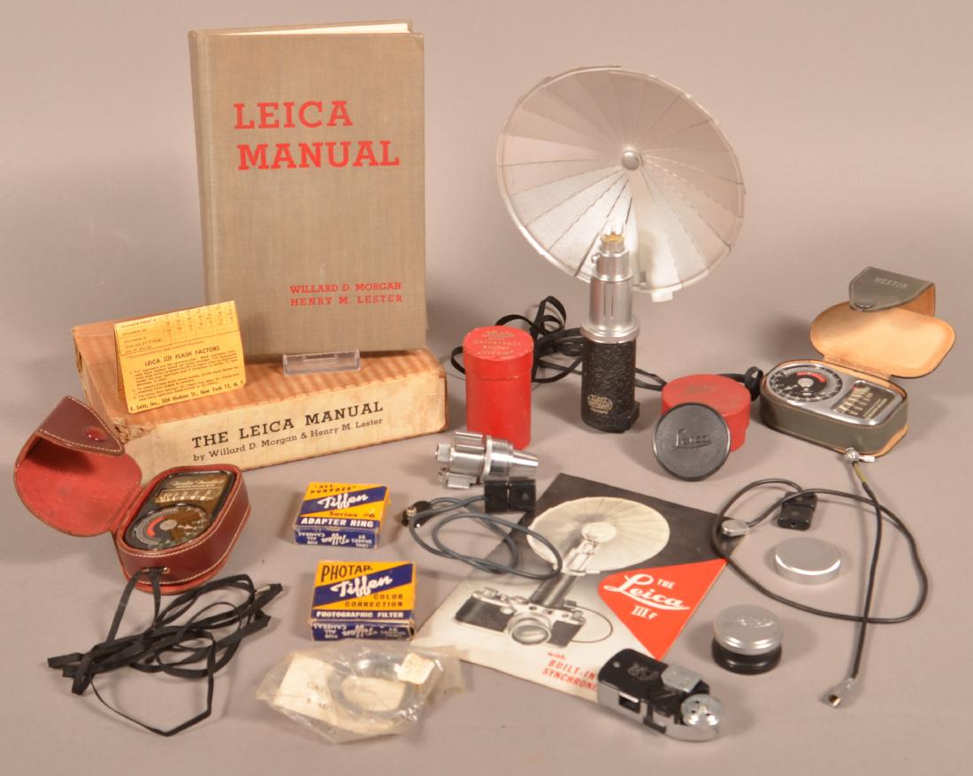 Lot of Leica and Related Camera Accessories. (1 of 2)