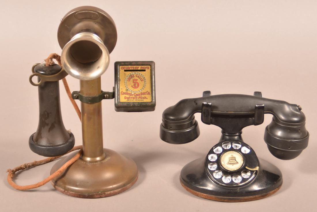 Two Antique/Vintage Western Electric Telephones. (1 of 2)