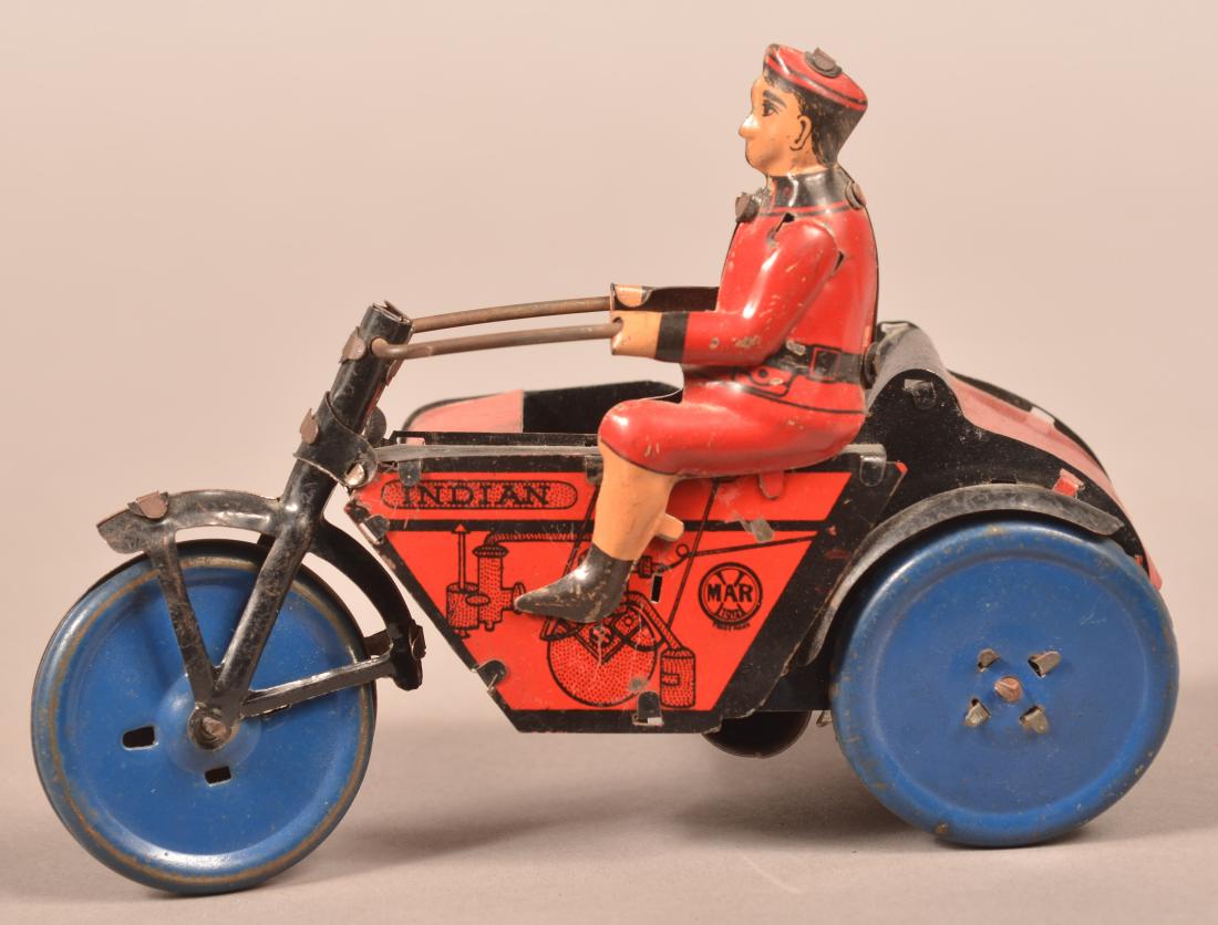 Marx Indian Motorcycle with Sidecar. (1 of 2)