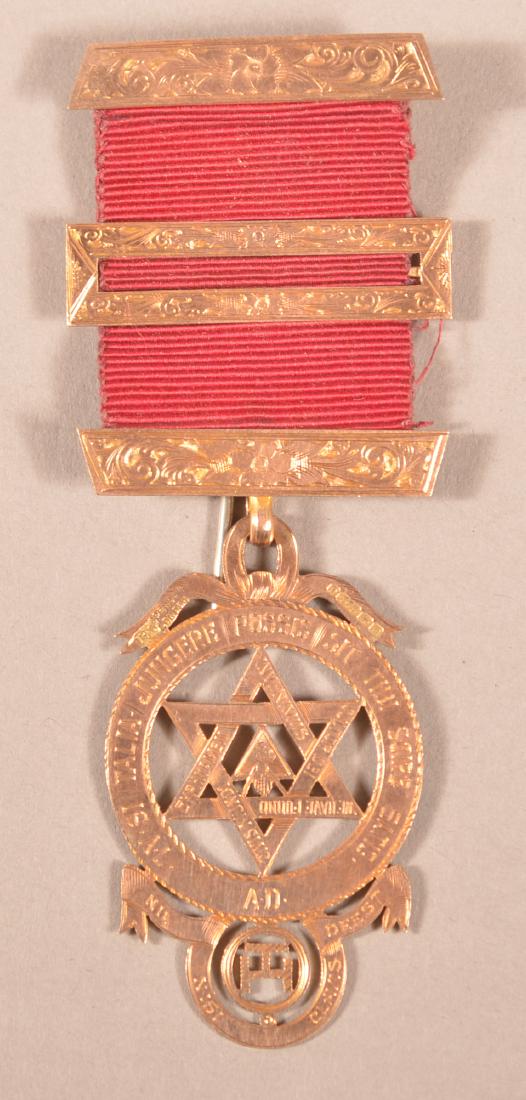 9k Masonic Lodge Presentation Medal (1 of 5)