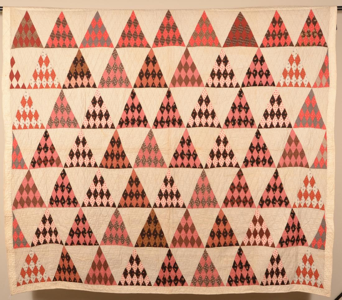 Antique/Vintage Geometric Patchwork Quilt. (1 of 4)