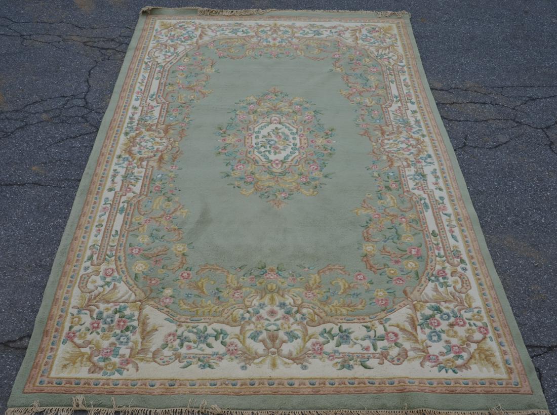 Modern Floral Pattern Wool Room Size Rug. (1 of 4)
