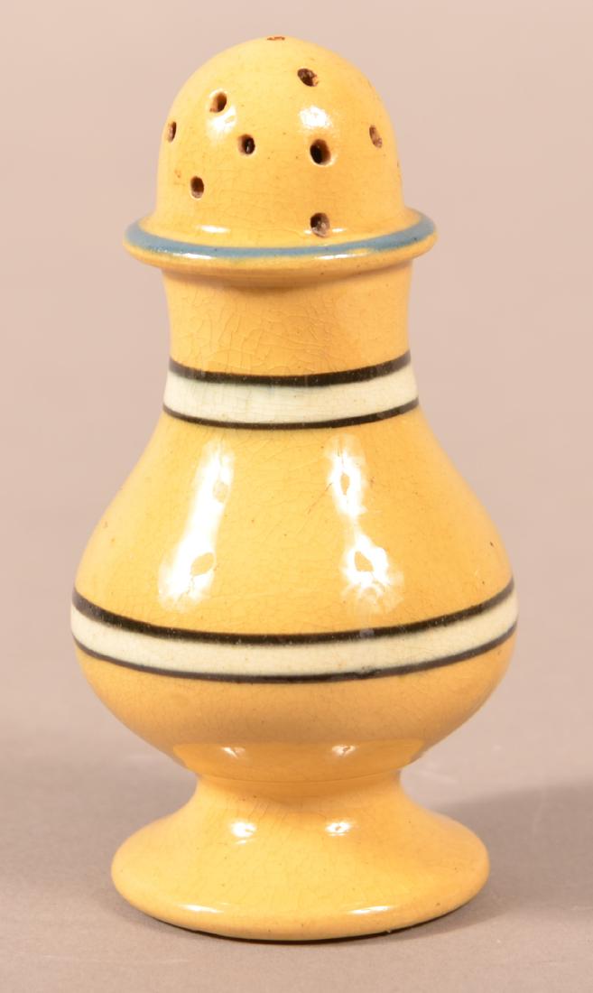 19th Century Yellowware Dome Top Pepper Pot. (1 of 4)