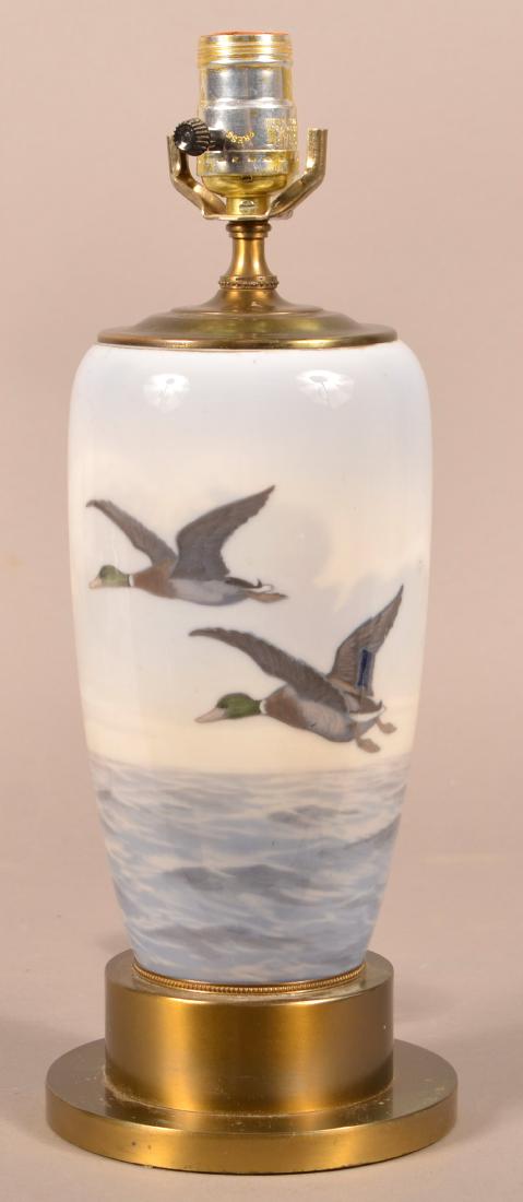 Royal Copenhagen Porcelain Table Lamp. (1 of 2)