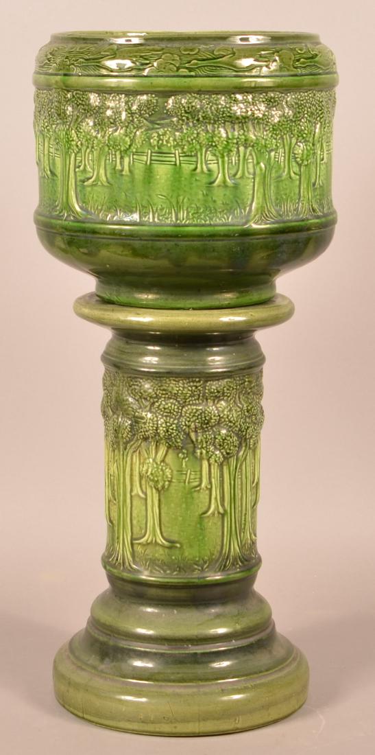 Brush-McCoy Jardinière and Pedestal.