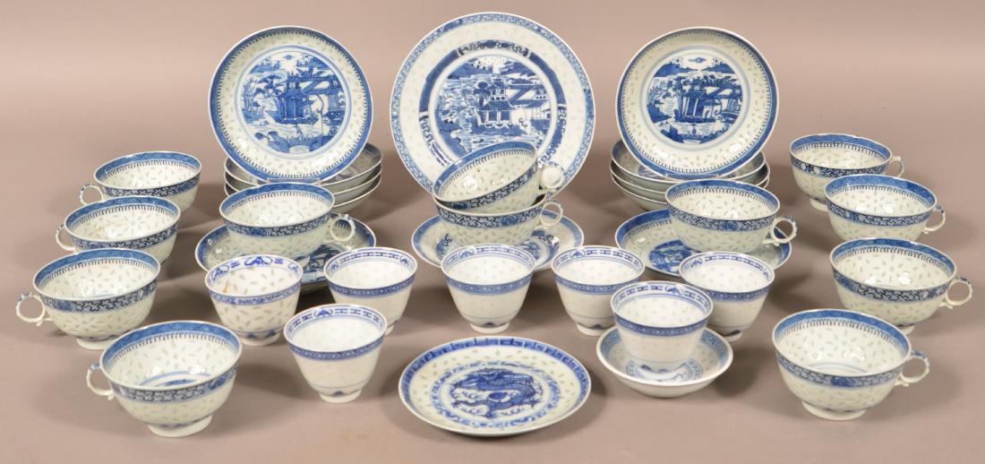Lot of Vintage Canton Oriental Porcelain. (1 of 2)