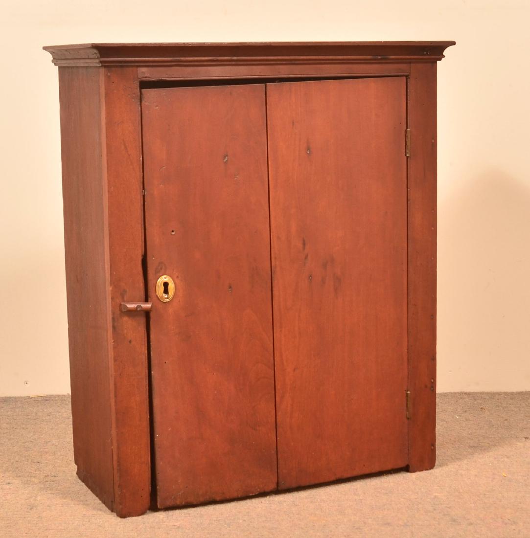 Pennsylvania 19th Century Cherry Hanging Cupboard. (1 of 4)