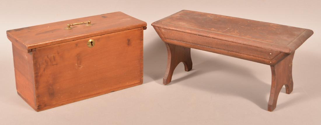 Two Pieces of Antique Woodenware. (1 of 2)