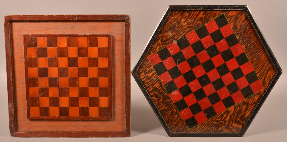 Two Vintage Game Boards. (1 of 3)