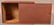 19th Cent. Red Painted Softwood Slide-Lid Box. - 5