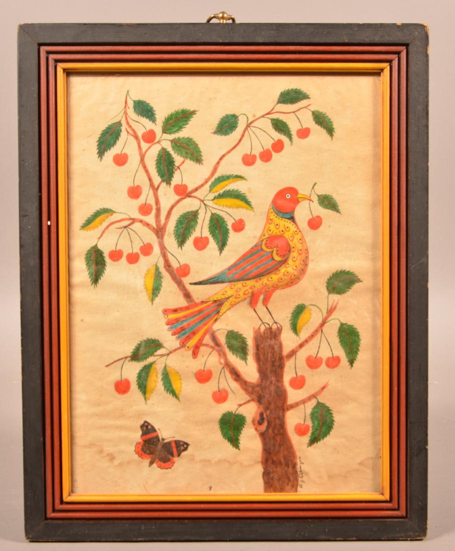 D.Y. Ellinger Watercolor on Paper Painting. (1 of 4)