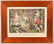 Currier & Ives Hand Colored Camping Lithograph.