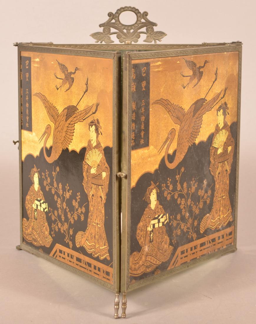 Victorian Three Part Folding Mirror. (1 of 6)