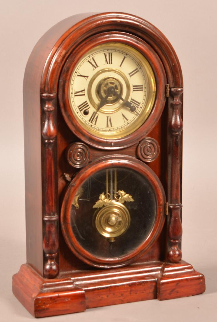 Ansonia Rosewood Case Shelf Clock. (1 of 3)