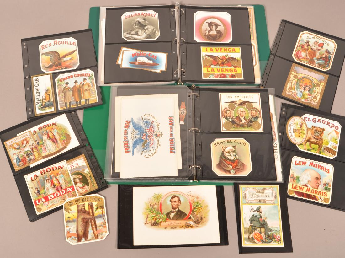 Two Binders of Vintage Cigar Labels. (1 of 4)