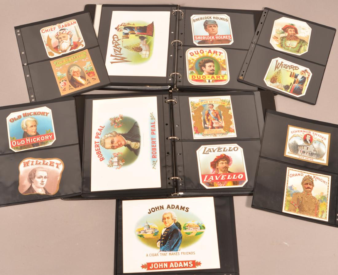 Two Binders of Vintage Cigar Labels. (1 of 4)