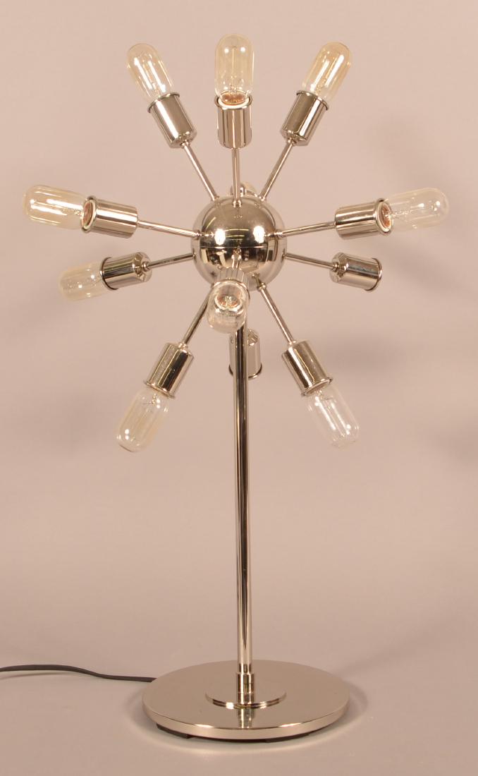 Intertek 1970's Modern Chrome Sputnik Lamp. (1 of 4)