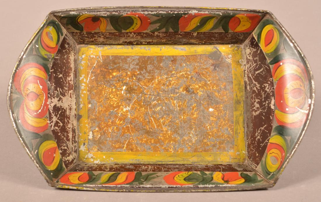 Pennsylvania 19th Century Toleware Bread Tray. (1 of 3)