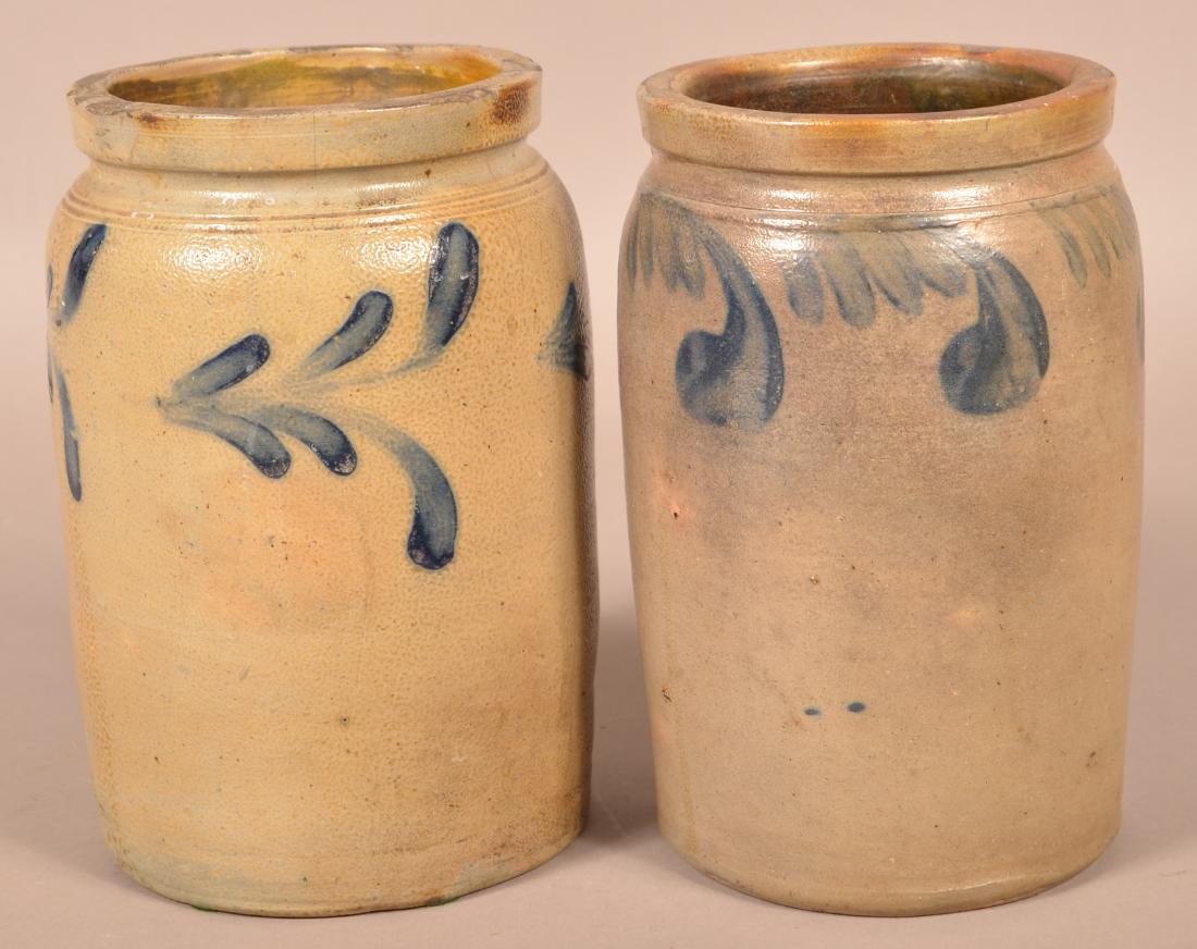 Two Stoneware Storage Jars. (1 of 2)