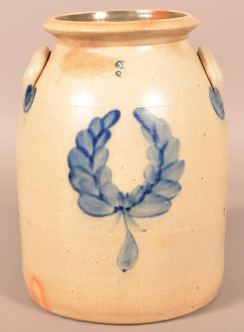 Unsigned Three Gallon Stoneware Jar. (1 of 2)