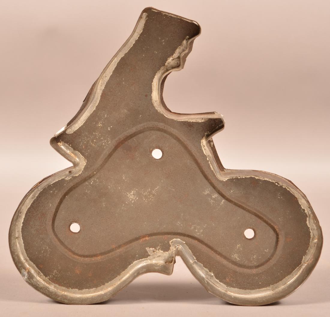 Large Antique Motorcycle and Rider Tin Cookie Cutter. (1 of 5)