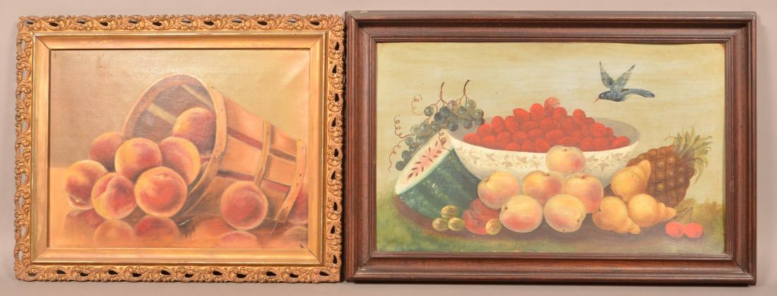 Two Antique/Vintage Fruit Framed Still Life Paintings. (1 of 2)