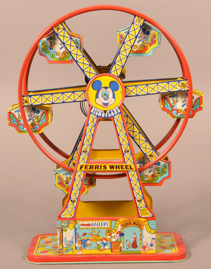 J. Chein & Co. "Disneyland Ferris Wheel"  Wind-up Toy. (1 of 2)