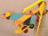 Marx "Sky Flyer" Tin Lithograph Wind-up Toy. - 2