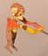 Marx "Acrobatic Marvel" Tin Lithograph Wind-up Toy. - 2