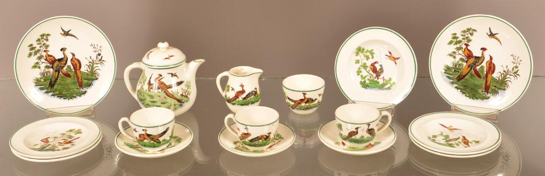 Wedgewood Pheasant Decorated Child's Tea Service. (1 of 3)