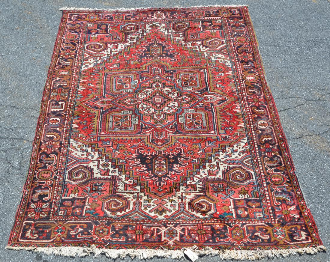 Antique/Vintage Geometric Pattern Oriental Rug. (1 of 7)