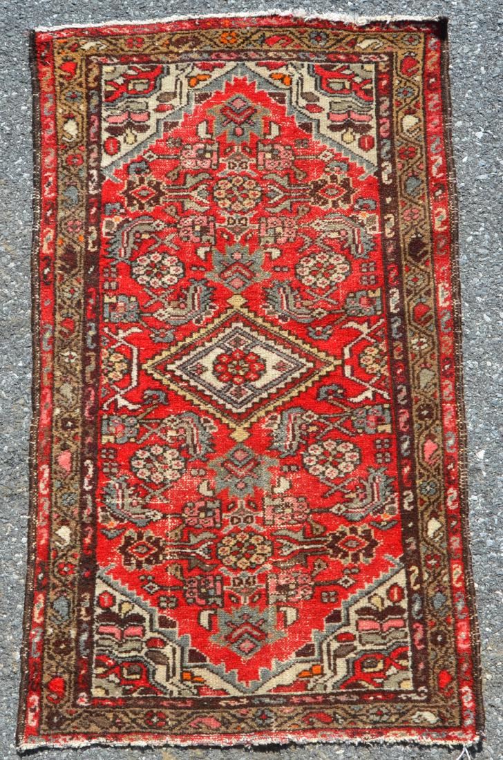 Antique Geometric Pattern Oriental Area Rug. (1 of 5)