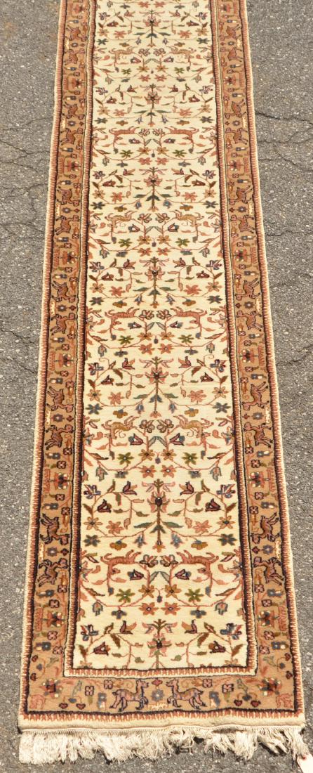 Vintage Floral with Deer Pattern Oriental Runner. (1 of 6)