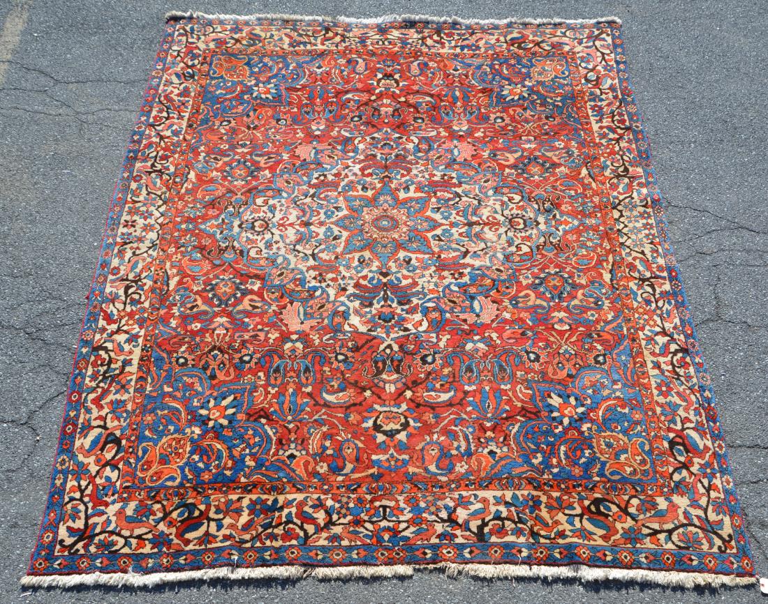 Antique/Vintage Floral Pattern Room Size Oriental Rug. (1 of 6)