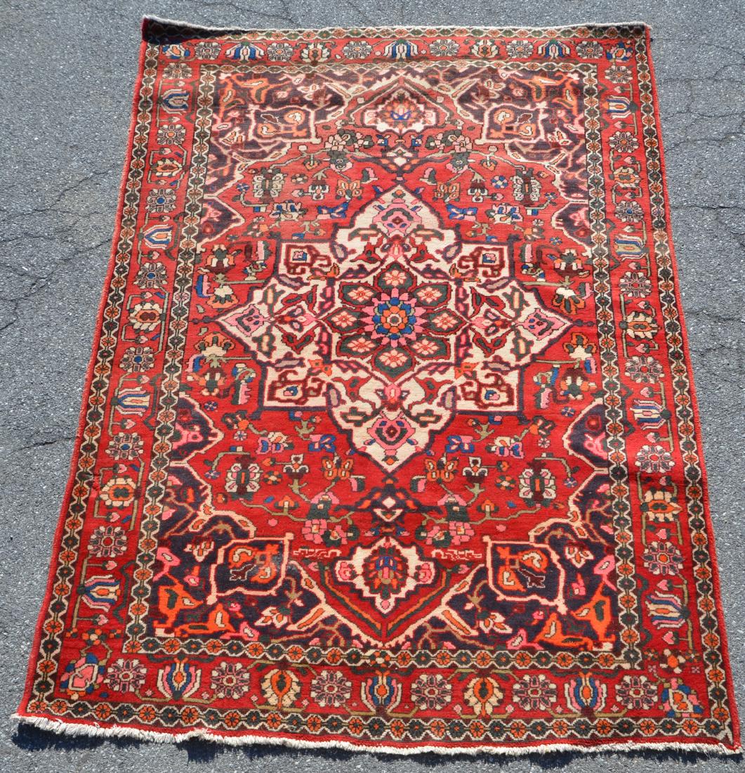 Antique/Vintage Floral Medallion Oriental Area Rug. (1 of 5)