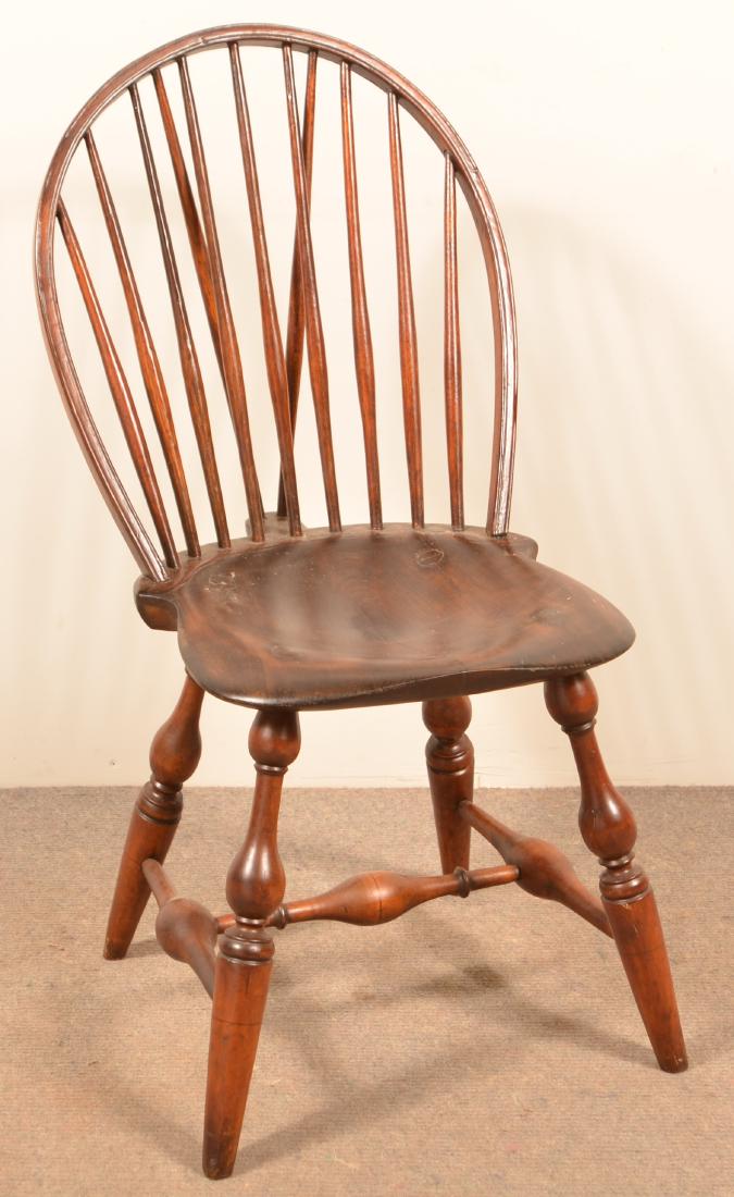 Windsor  Style Brace Back Side Chair. (1 of 2)