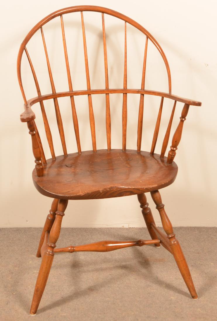American 18th Century Sack Back Windsor Armchair. (1 of 2)