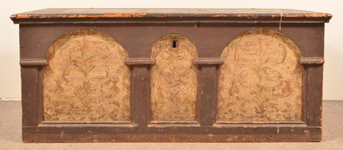 Lancaster County PA Paint Decorated Dower Chest. (1 of 7)