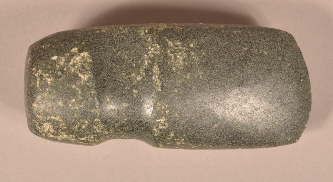 Prehistoric 3/4 Grooved Stone Axe Head 5 1/4" Long (1 of 2)