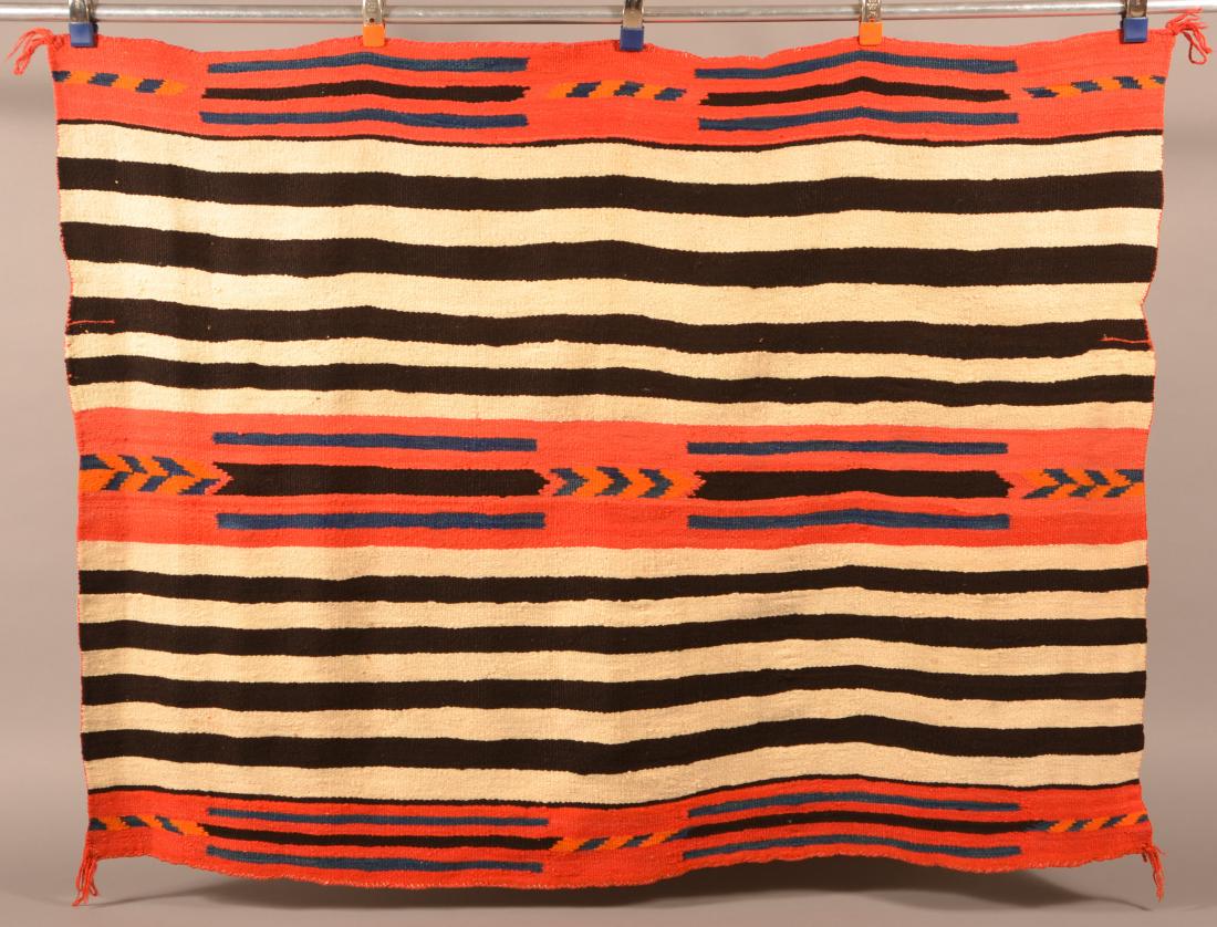 Antique Navajo Indian Textile 58" x 44" "2nd Phase" (1 of 4)