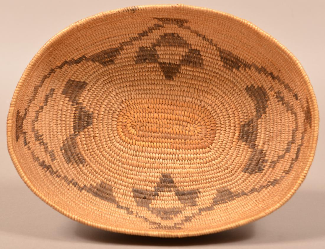 Antique Oval Shaped Basket, California Mission Type 10 (1 of 3)