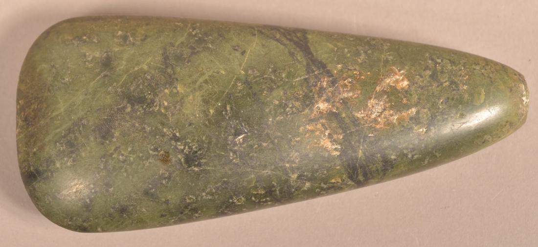 Highly Polished Precolumbian Celt 6 1/2" (1 of 2)