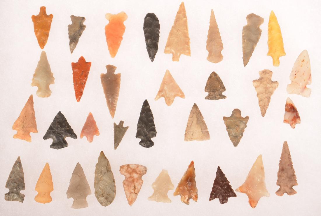 33 Tiny "Bird Points" Far Northwestern "Oregon Gem (1 of 1)